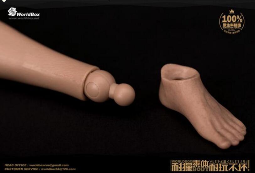 WorldBox AT017 1/6 Muscular No Neck Body Strong Durable 12″ FOR HOT TOYS ❶USA❶