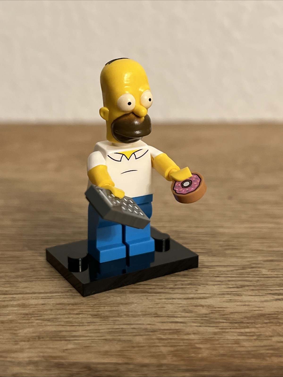 Homer Simpson The Simpsons Block Mini 2.5” Figure Abs Plastic Toy