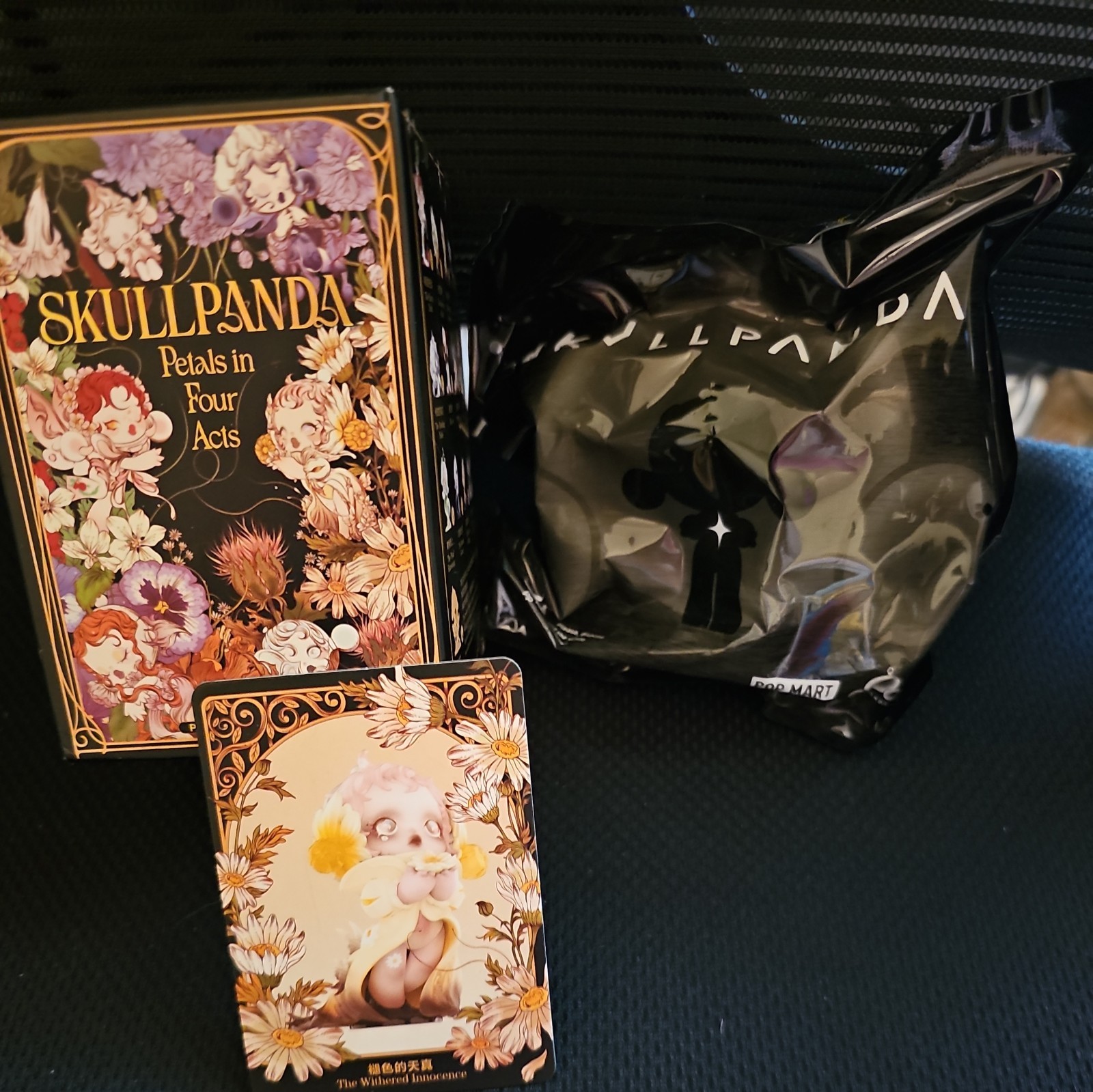 POP MART SKULLPANDA Petals in Four Acts Series Confirmed-THE WITHERED INNOCENCE