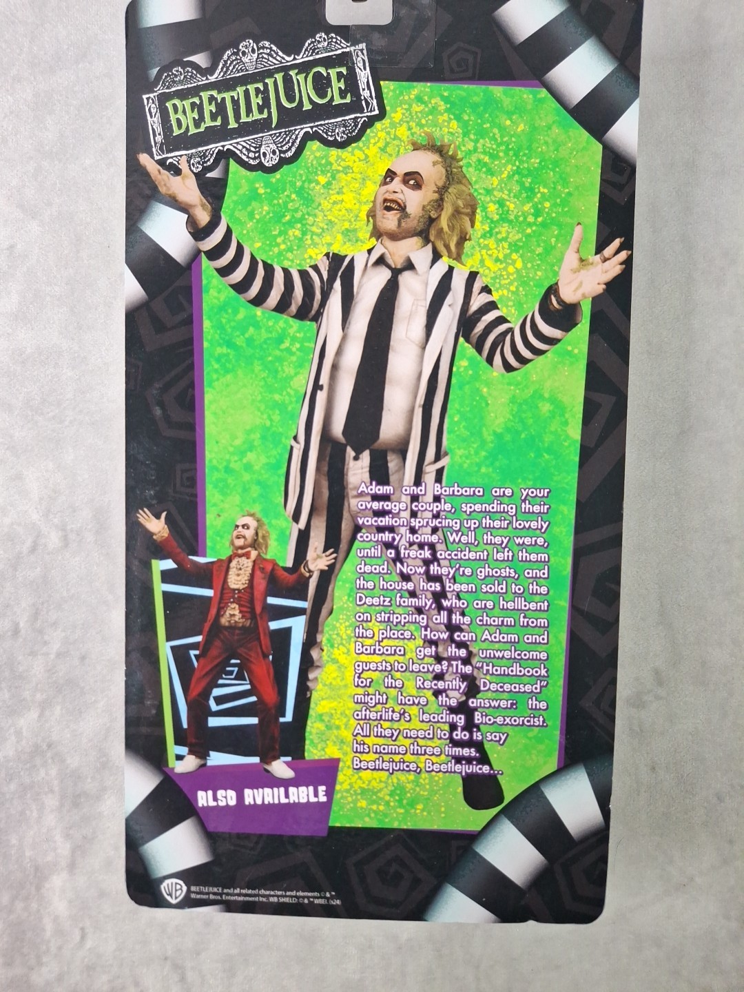 Beetlejuice Red Tuxedo 7″ NECA Action Figure w/Handbook & Snake New Sealed