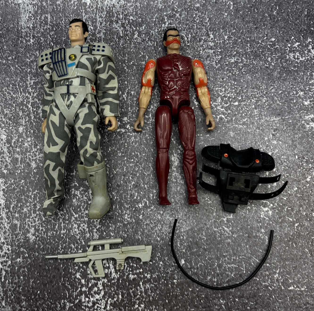 Tonka Spiral Zone Lt. Hiro And Overload Lot Of 2 Figures