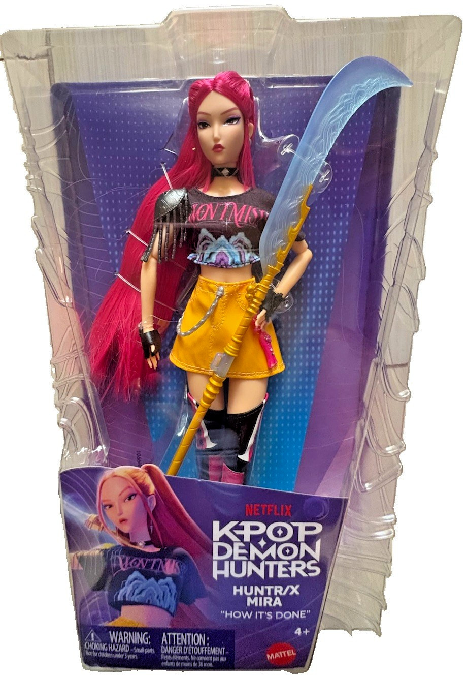 Kpop Demon Hunters HUNTR/X Mira “How It’s Done” Fashion Doll NEW JRN36