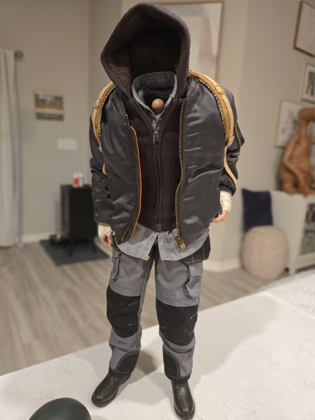Custom Robert Pattinson Batman 1/6 Action Figure Collection No Head Sculpt
