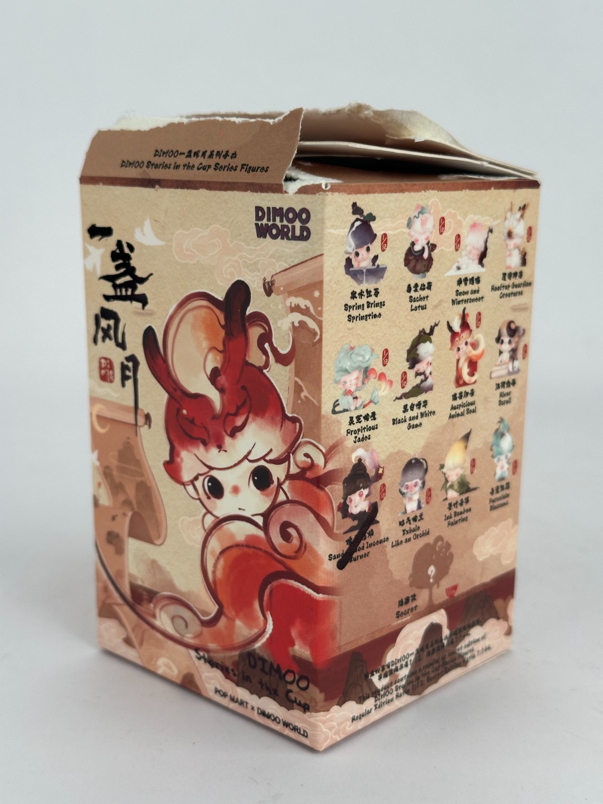 POP MART Dimoo Stories in the Cup Series Confirmed Figure Doll Sealed in OpenBox