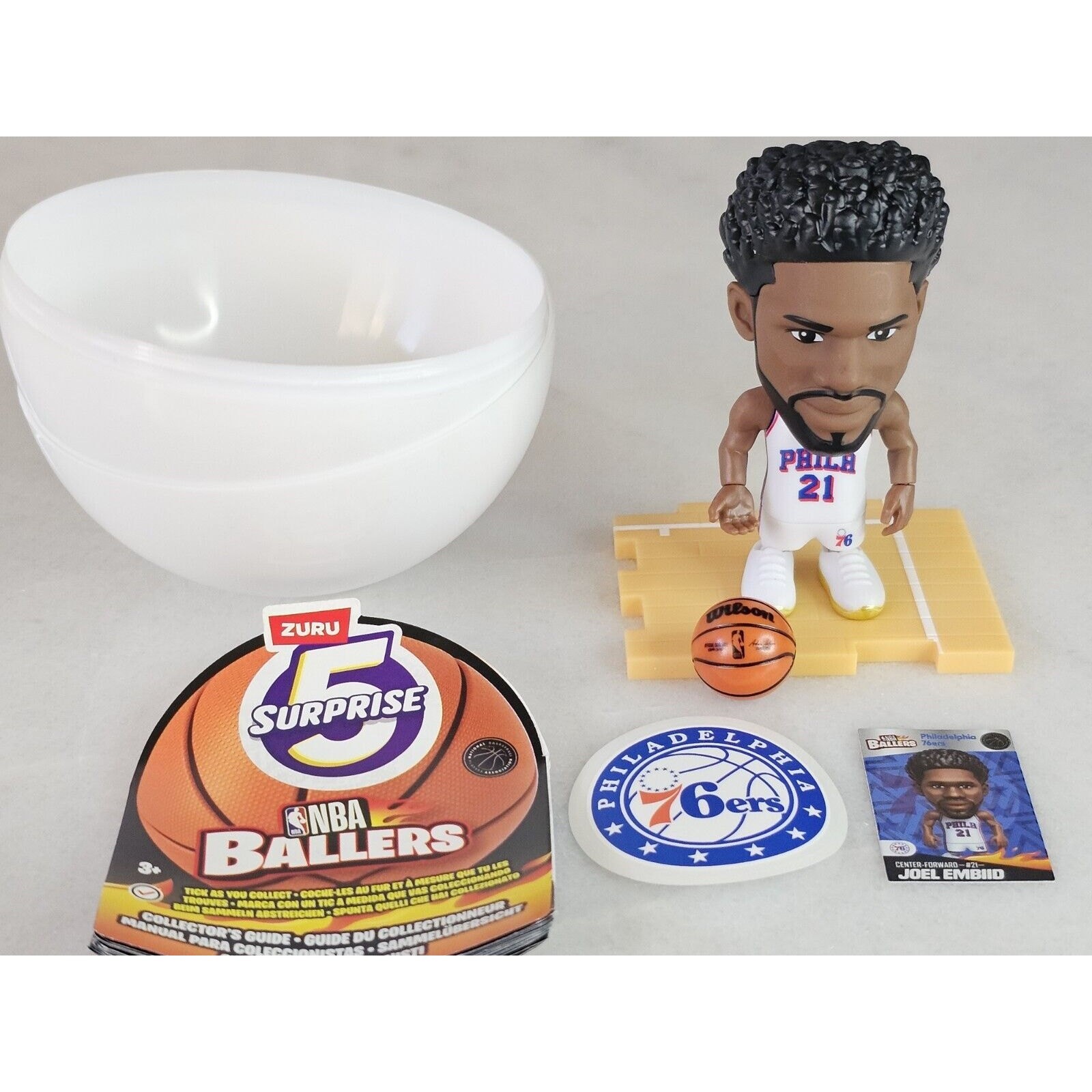 Zuru 5 Surprise NBA Ballers: Philadelphia 76ers – Joel Embiid Figure + More