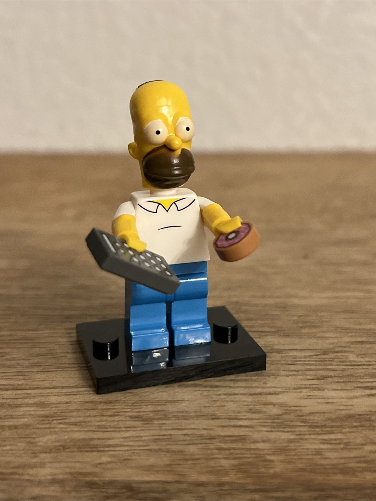 Homer Simpson The Simpsons Block Mini 2.5” Figure Abs Plastic Toy