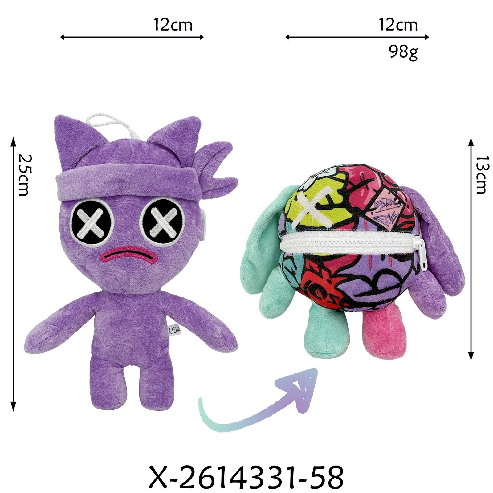 Poppy Playtime game Plush The Prototype Toy for game Fans TL