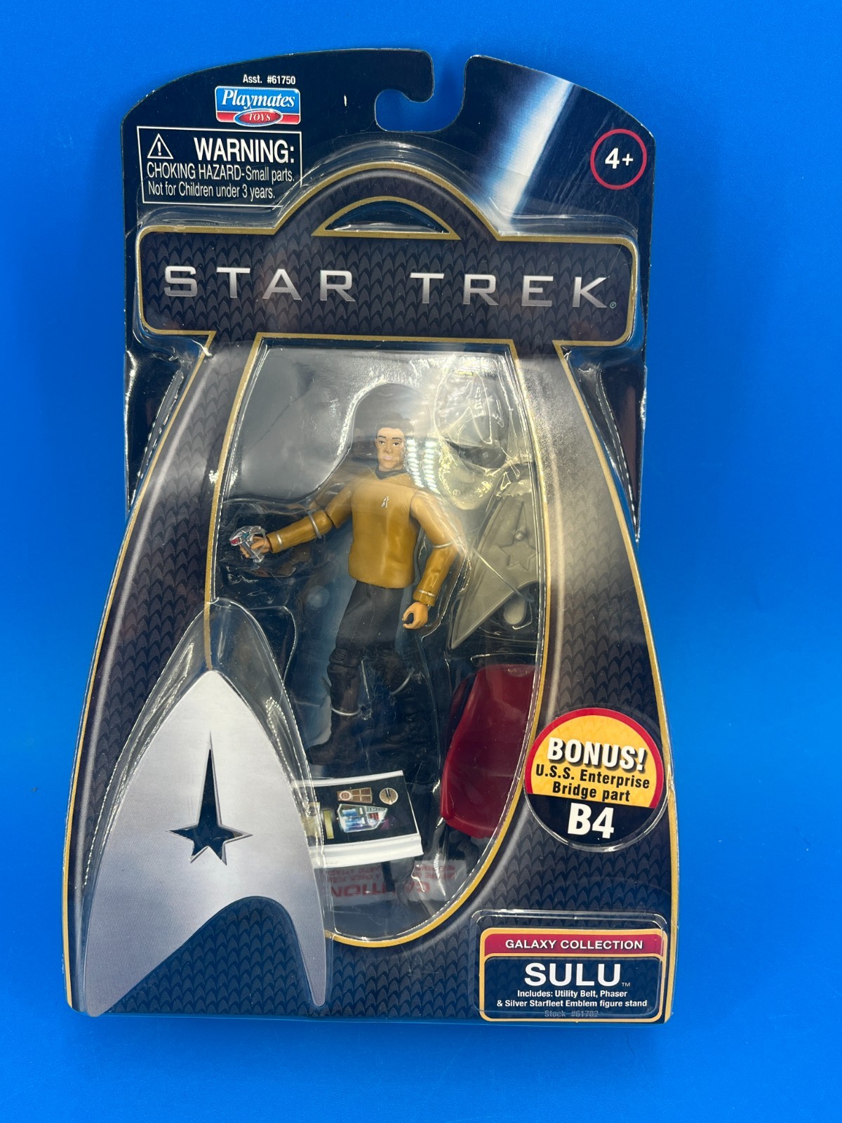 2009 Star Trek Galaxy Collection LOT 7 Figures Playmates Kirk Spock MOC