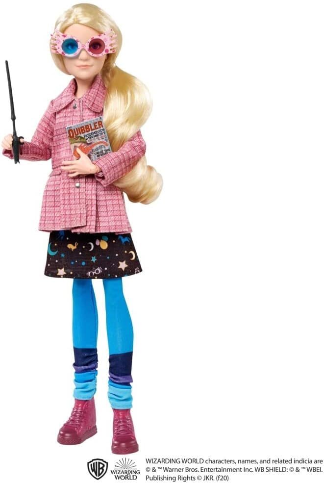 Harry Potter Luna Lovegood Doll With Accessories 6 Years And Up Collectible Toy