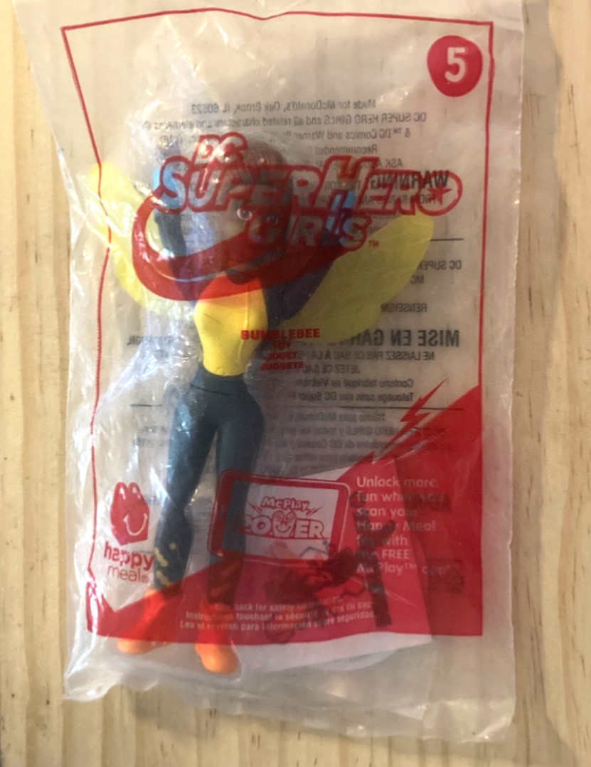 McDonalds Happy Meal 2016 DC Super Hero Girls Bumblebee Toy Figure