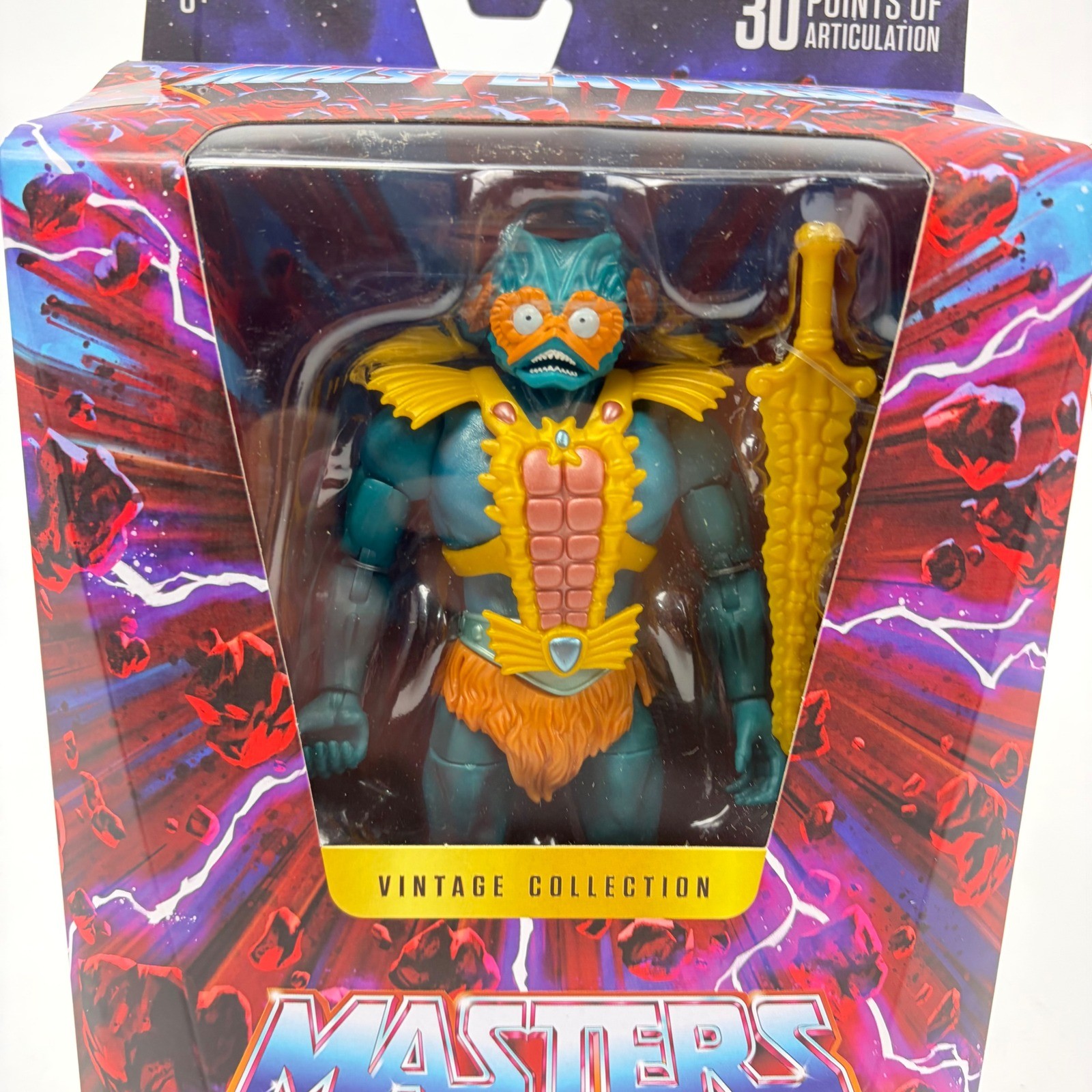 Mattel Masters of the Universe Mer-Man Figure Vintage Collection New In Hand