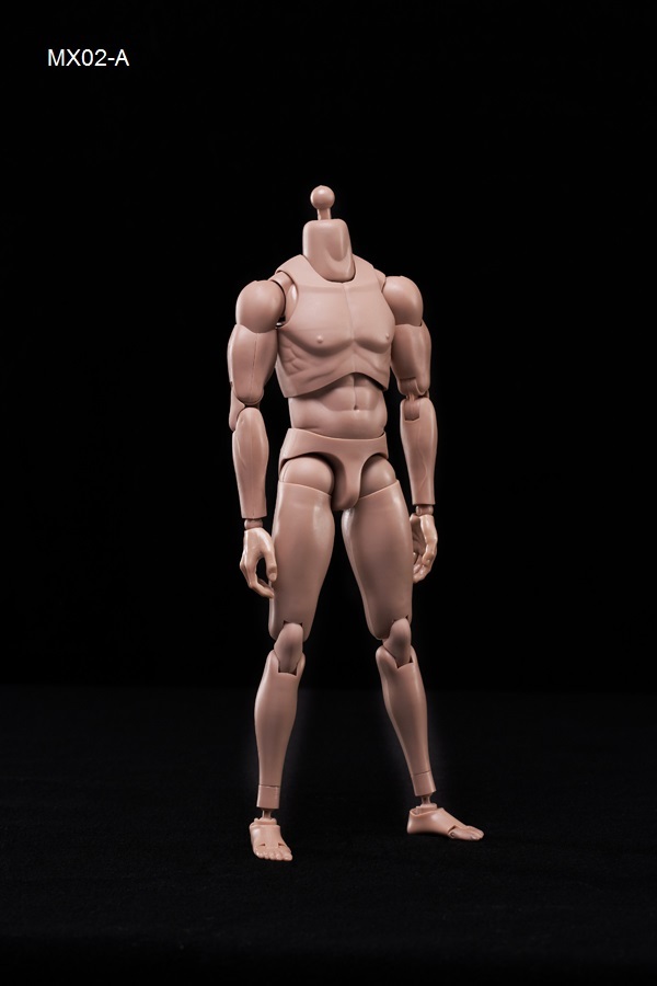 MX02-A 1/6 Scale Europe Skin Male Figure Body Model Toy Fit For Head with Neck