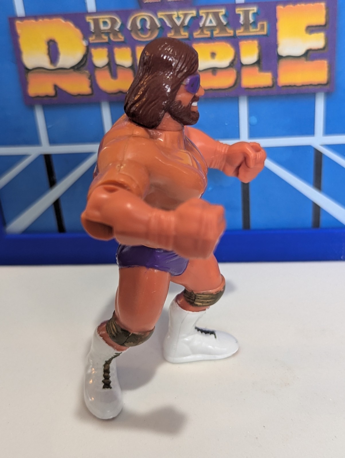 WWF Hasbro Macho Man – WWE Mattel LJN Vintage Titan Sports – MM Logo