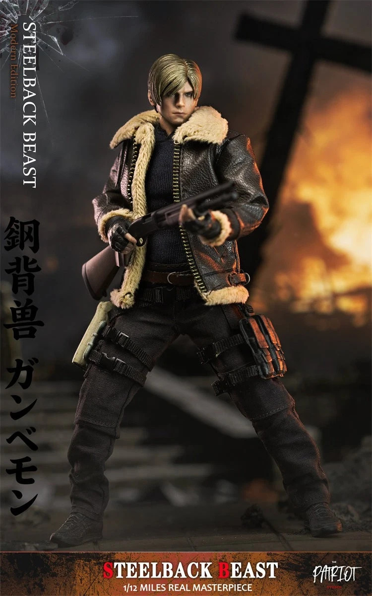 Patriot Studio RE4 Leon 1/12 Scale Real Masterpiece Action Figure New In Stock
