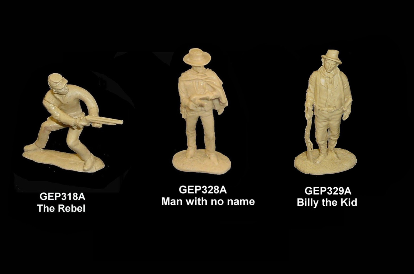 TV & Movie Western Character figures plastic toy soldiers MARX playsets 54mm