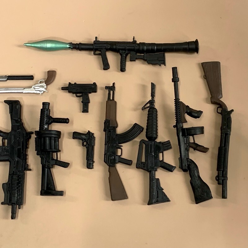 17pcs Munitions Pack Guns Blaster Weapons For 6» or 7″ Action Figure McFarlane