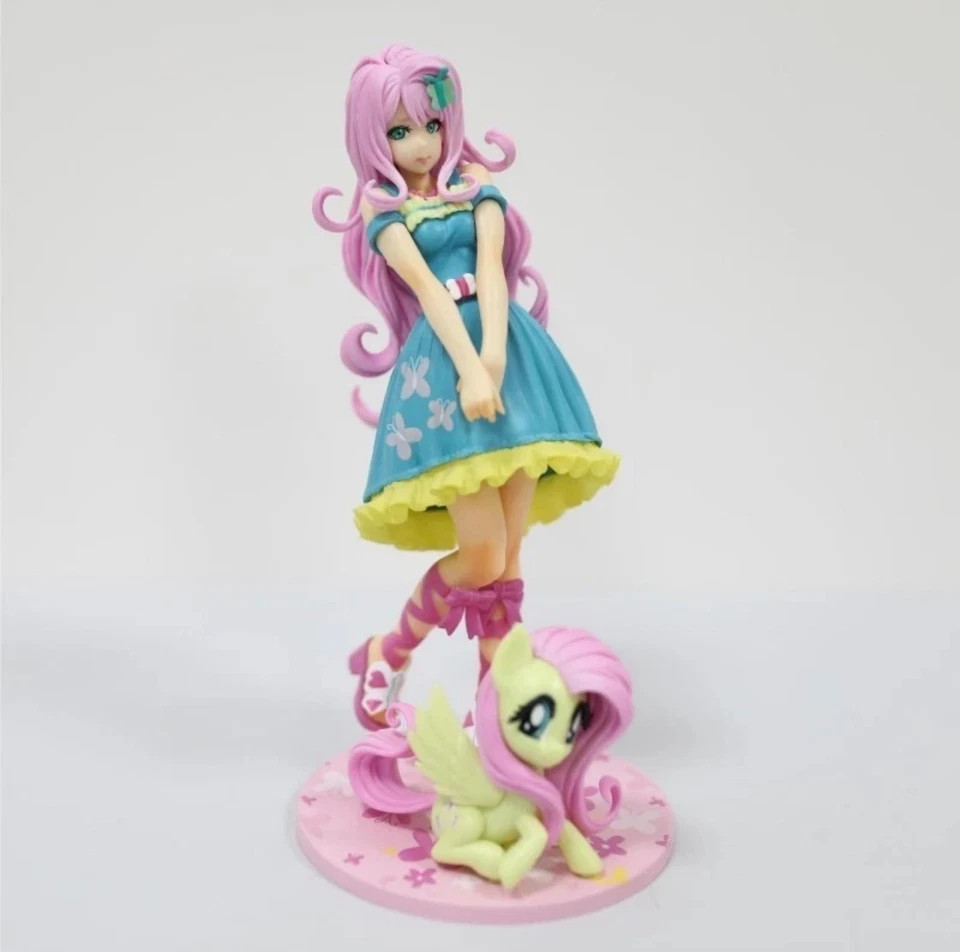 Fluttershy Action Figure My Little Pony Bishoujo Princess Statue 8in Toy New