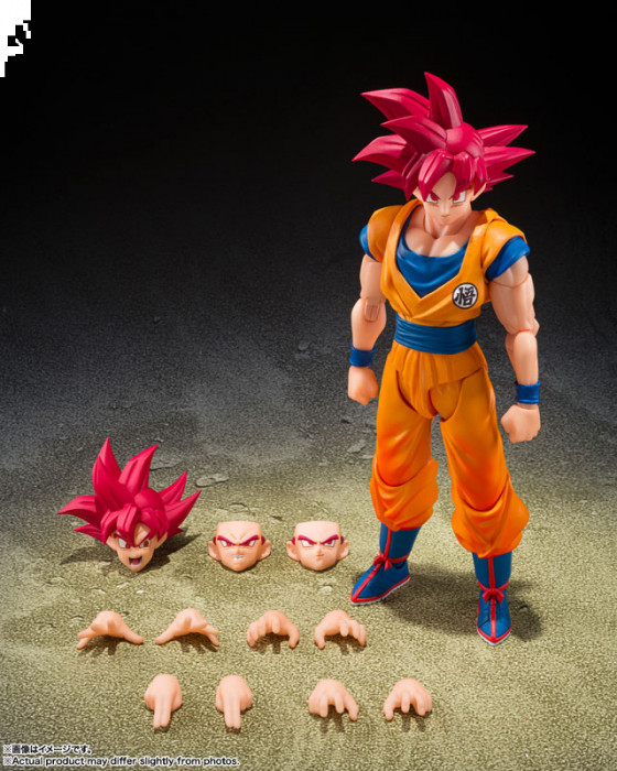 Bandai S.H.Figuarts Super Saiyan God Son Son Goku (God Aura) (Dragon Ball Z)