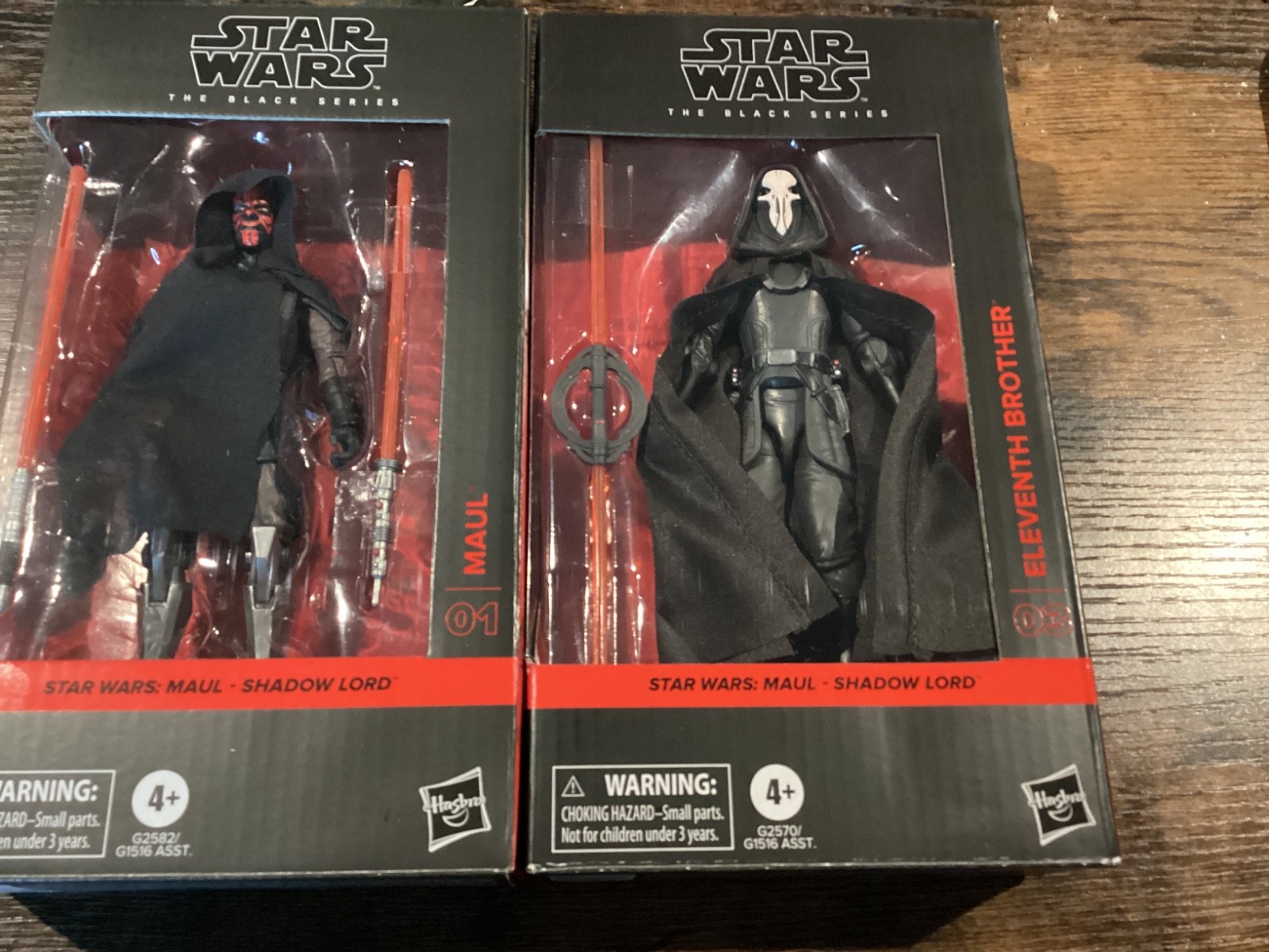 Star Wars: The Black Series Maul: Shadow Lord Eleventh Brother + Maul 6″ lot