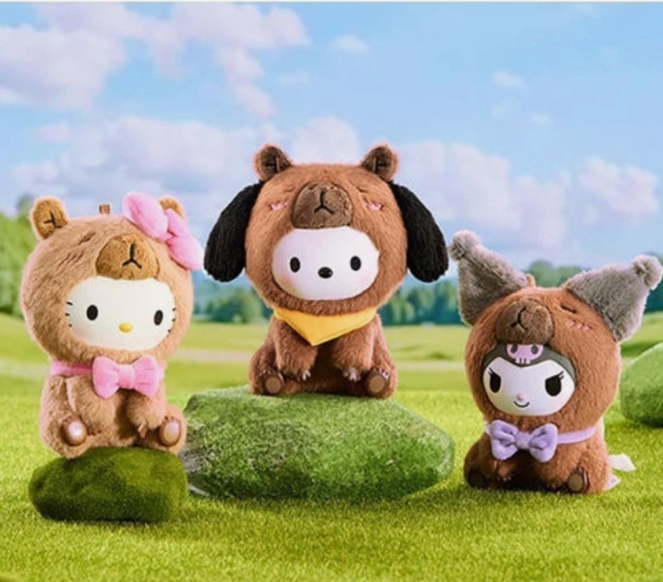 ✨New Authentic MINISO Sanrio Characters Capybara Series Plushie U-Pick US STOCK