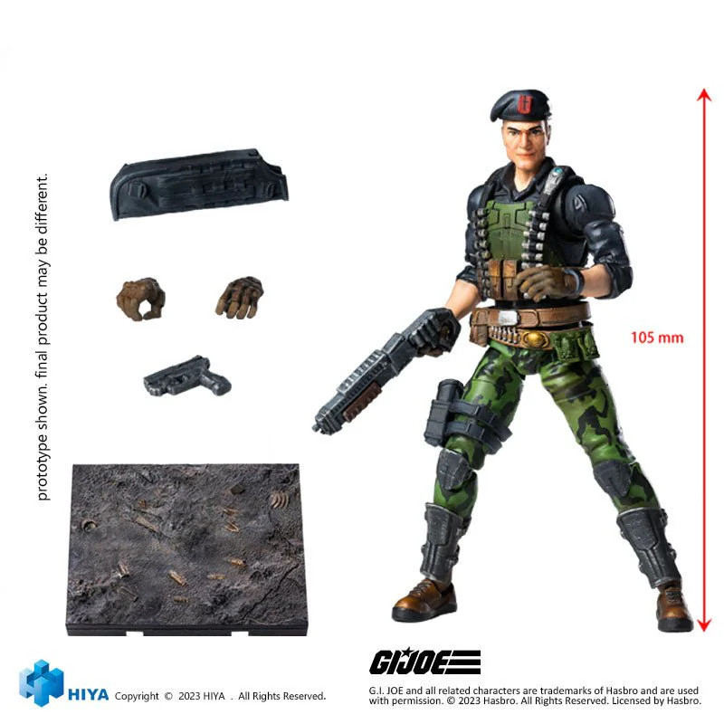 Hiya Exquisite Mini Series G.I. Joe Flint Minty Fresh
