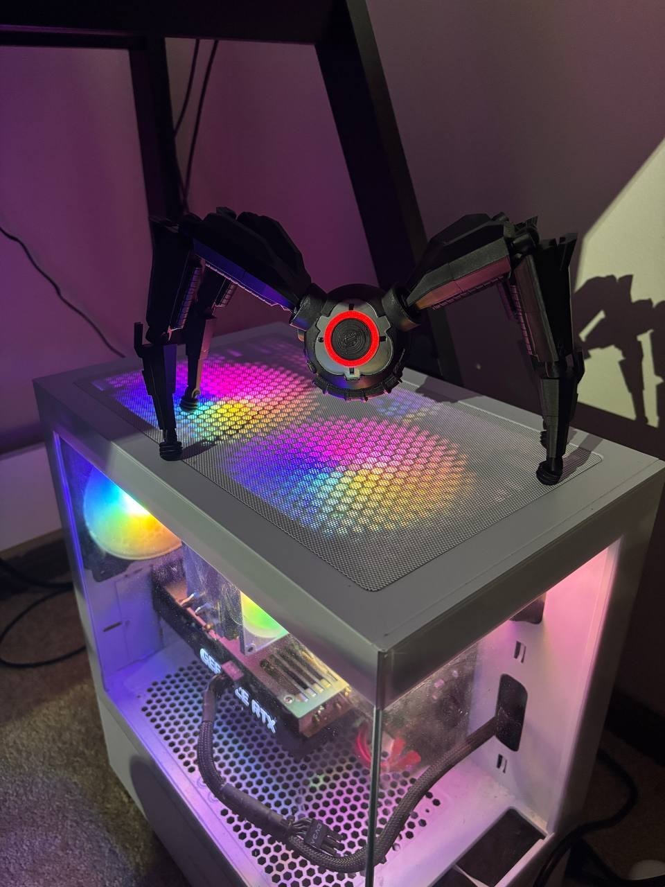 Arc Raiders Leaper LED Light Up Figurine – 3D Printed Sci-Fi Robot Model