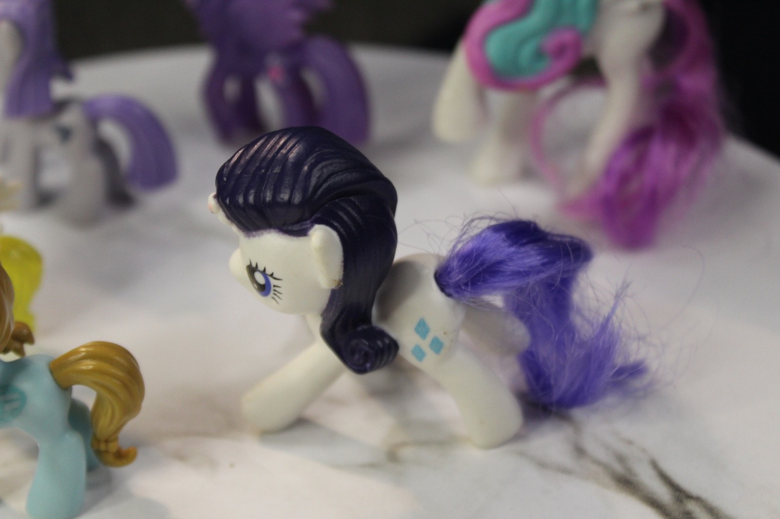 My Little Pony G4 Blind Bag Mini Figures Lot 6 Princess Celestia Luna Rarity