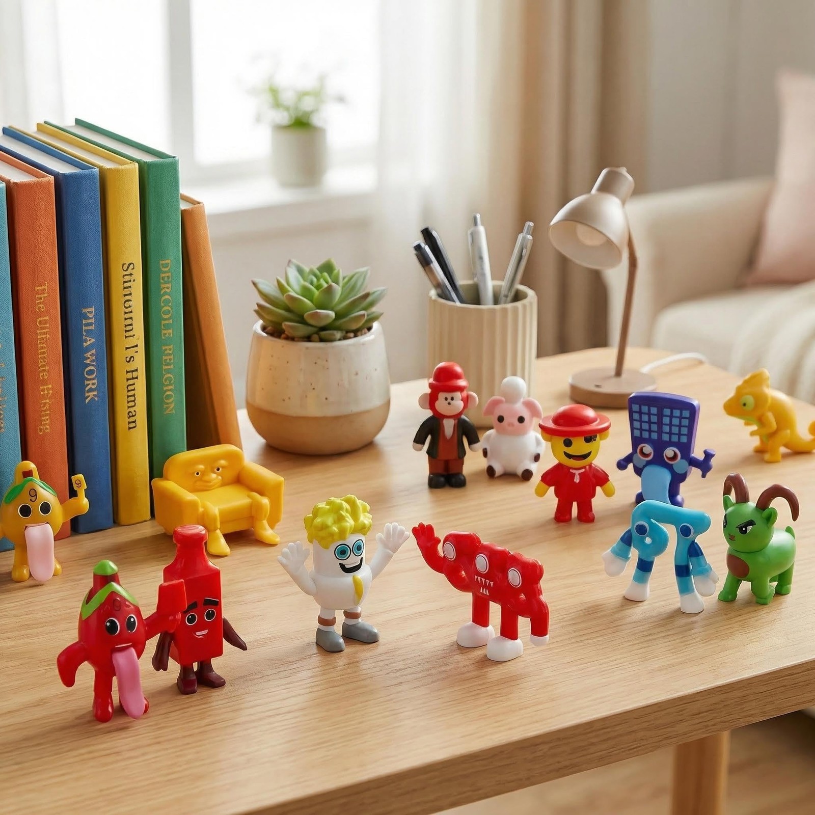 24PCS Italian Brainrot Steal a Brainrot 67 Toys 1.8 Brain Rot Action Figure