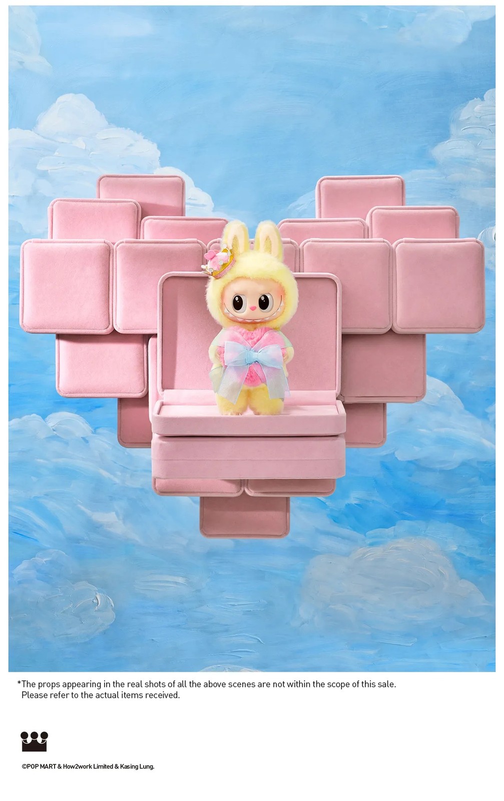 OFFICIAL AUTHENTIC POPMART LABUBU THE MONSTERS Let’s Checkmate Vinyl Plush