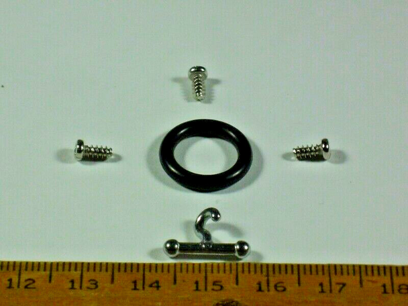 GI Joe 3.75 in 3 3/4in O-ring T-Hook Screws 5 piece replacement waistband O-ring