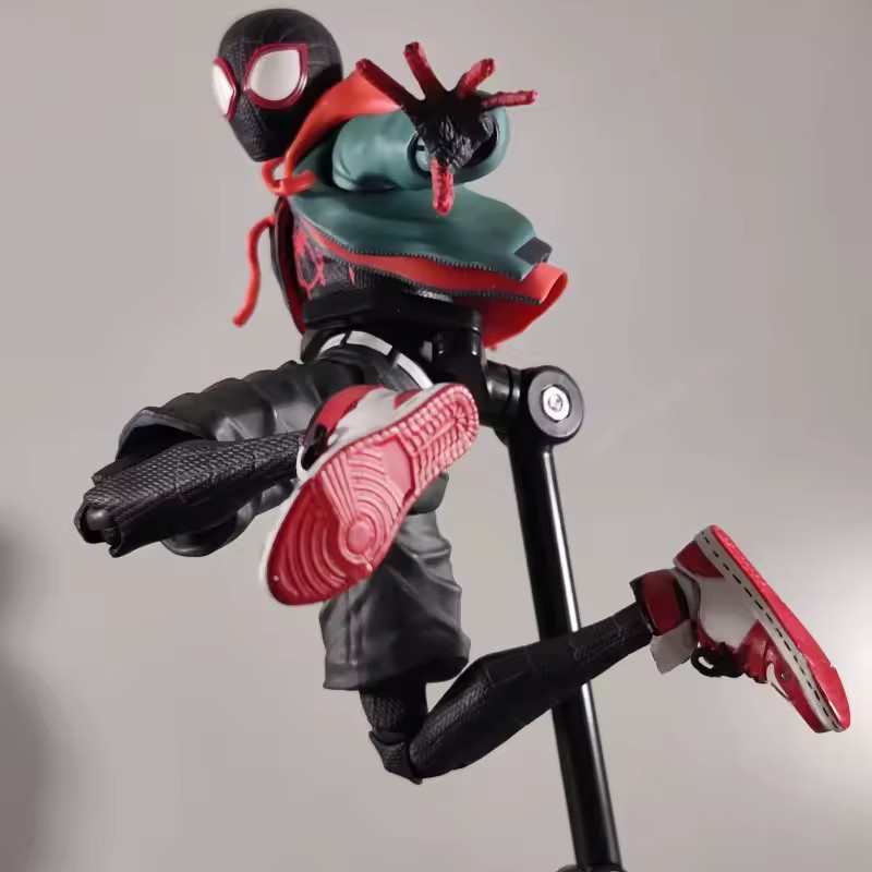 Spider-Man Miles Morales Figure Marvel Spider-Verse Action PVC Model Toy