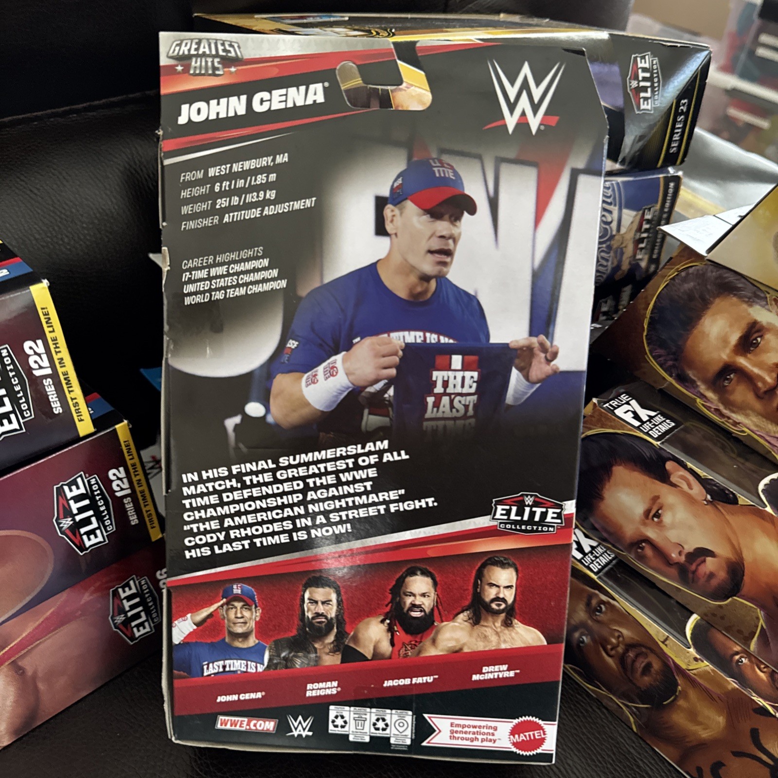 MATTEL WWE JOHN CENA GREATEST HITS SERIES 12 ELITE SUMMERSLAM GEAR