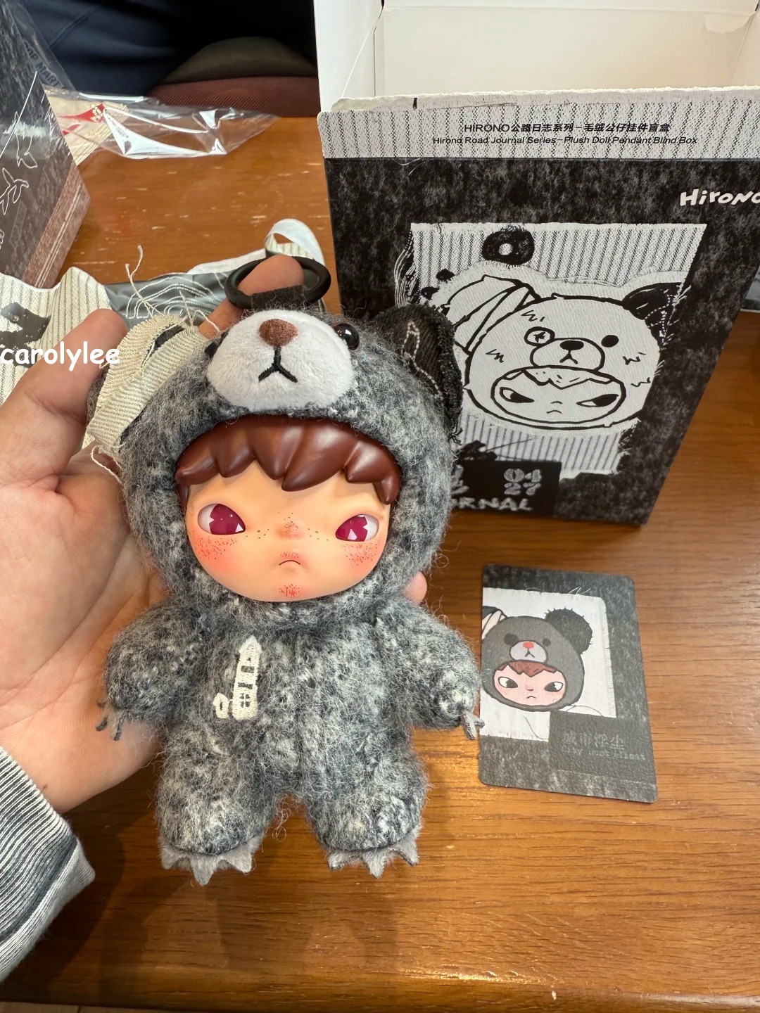 Authentic Hirono Road Journal Series Blind Box Plush Doll Gift Toys Hot