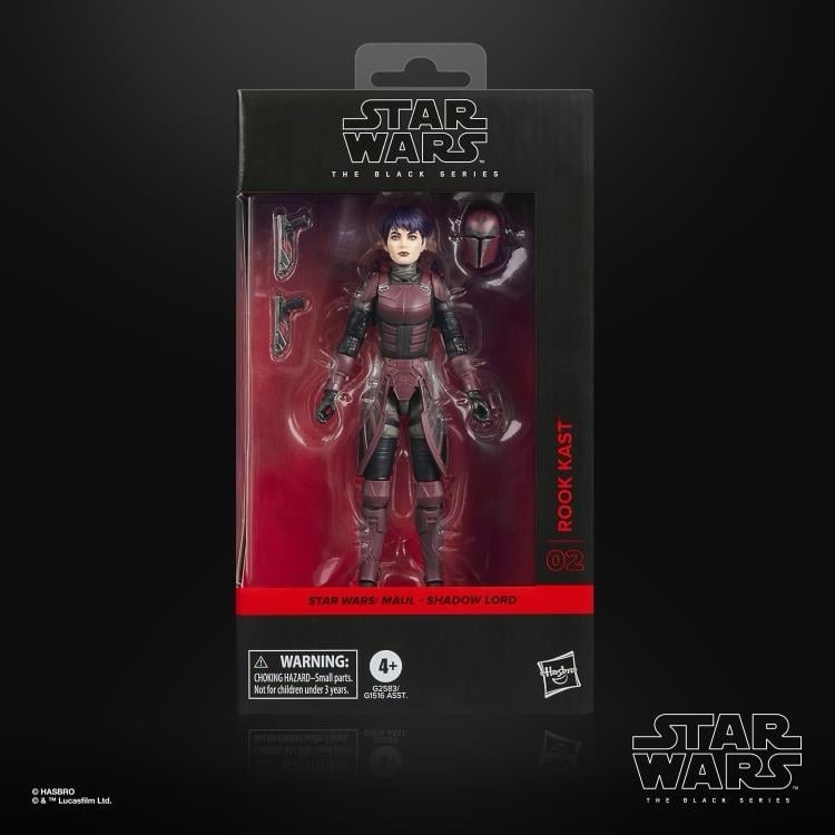 STAR WARS BLACK SERIES ROOK KAST MAUL SHADOW LORD FAN CHANNEL FIGURE #02 IN HAND