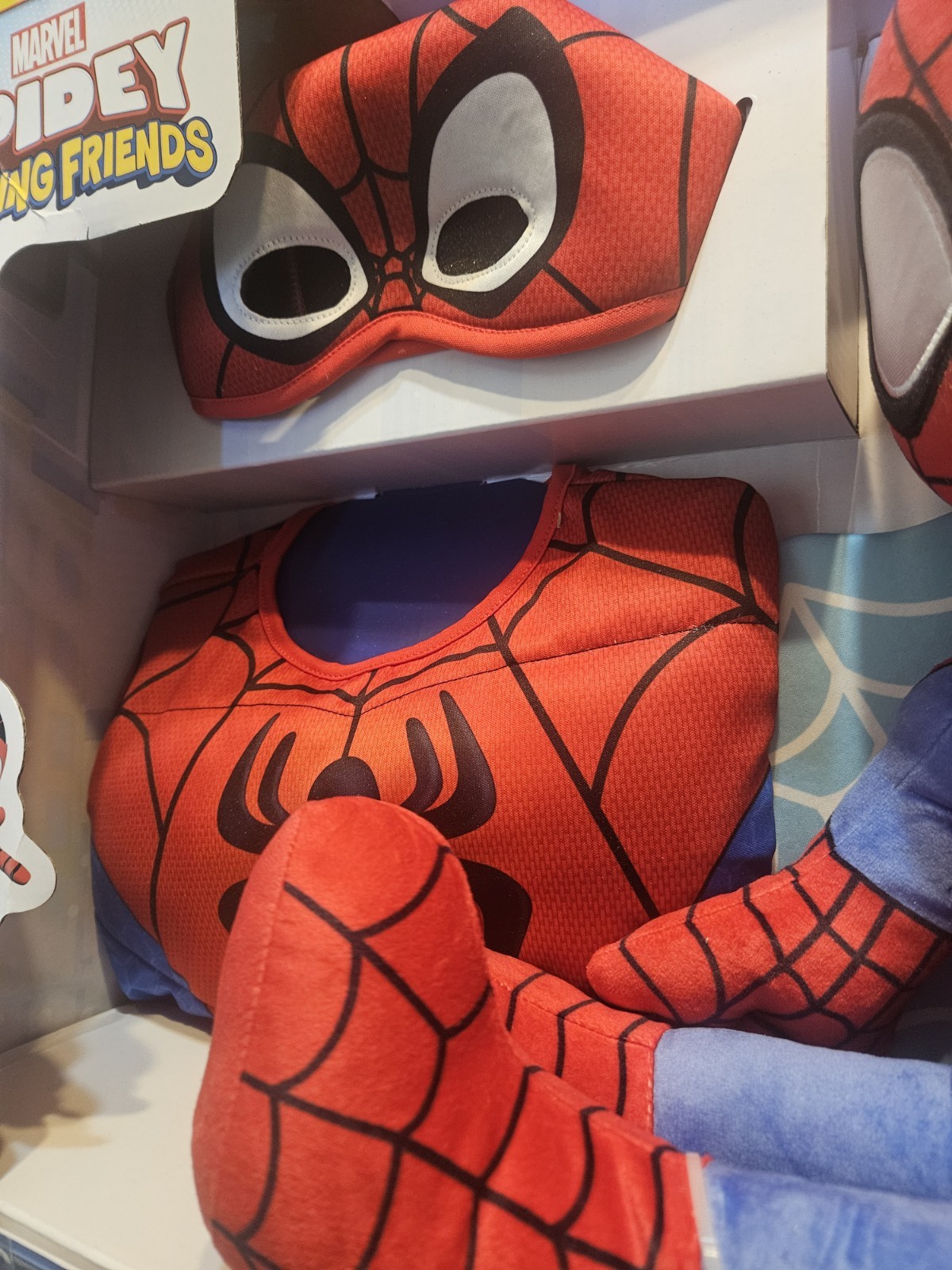 Disney JR Marvel Spidey And His Amazing Friends Dress-Up 4 Pc Toddlers 3T-4T NIB