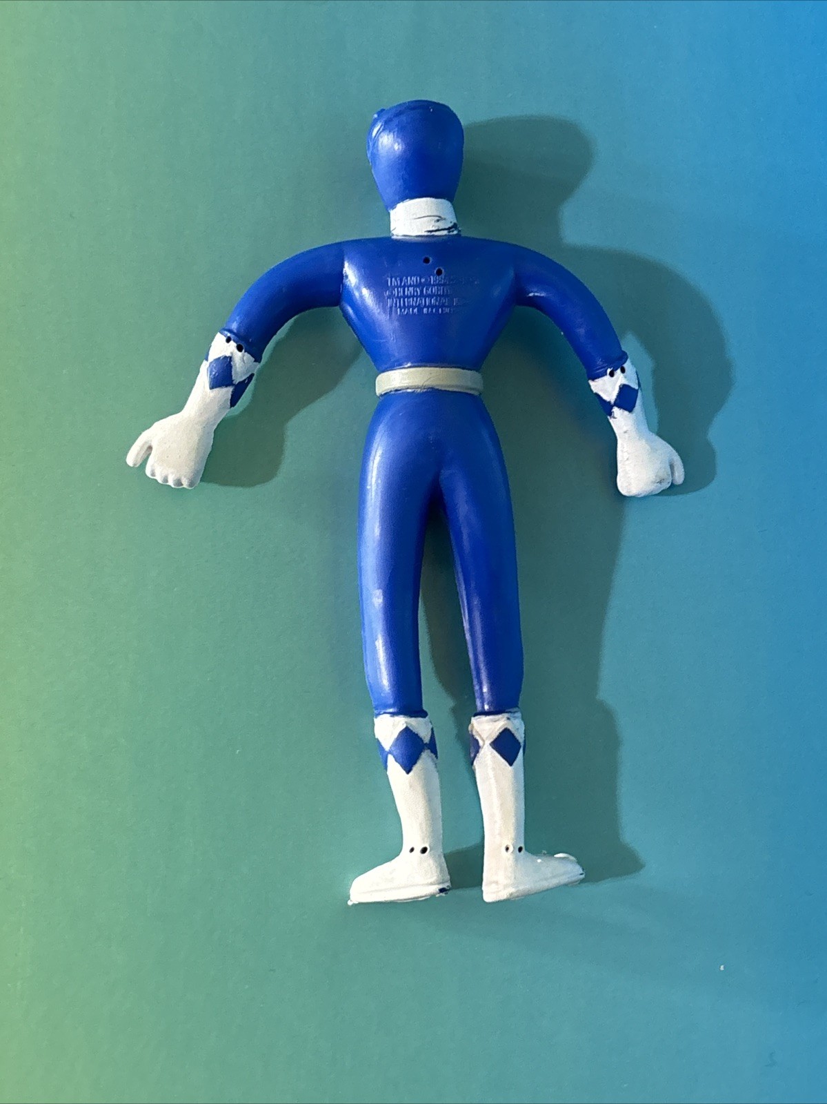 1994 Morphin Power Rangers Bendem Blue Ranger 5″ Toy