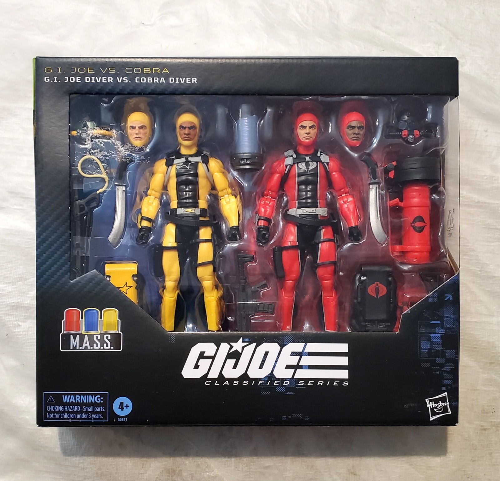 G.I. GI Joe Classified Series #169: Joe Diver Vs. Cobra Diver Action Figure 🆕