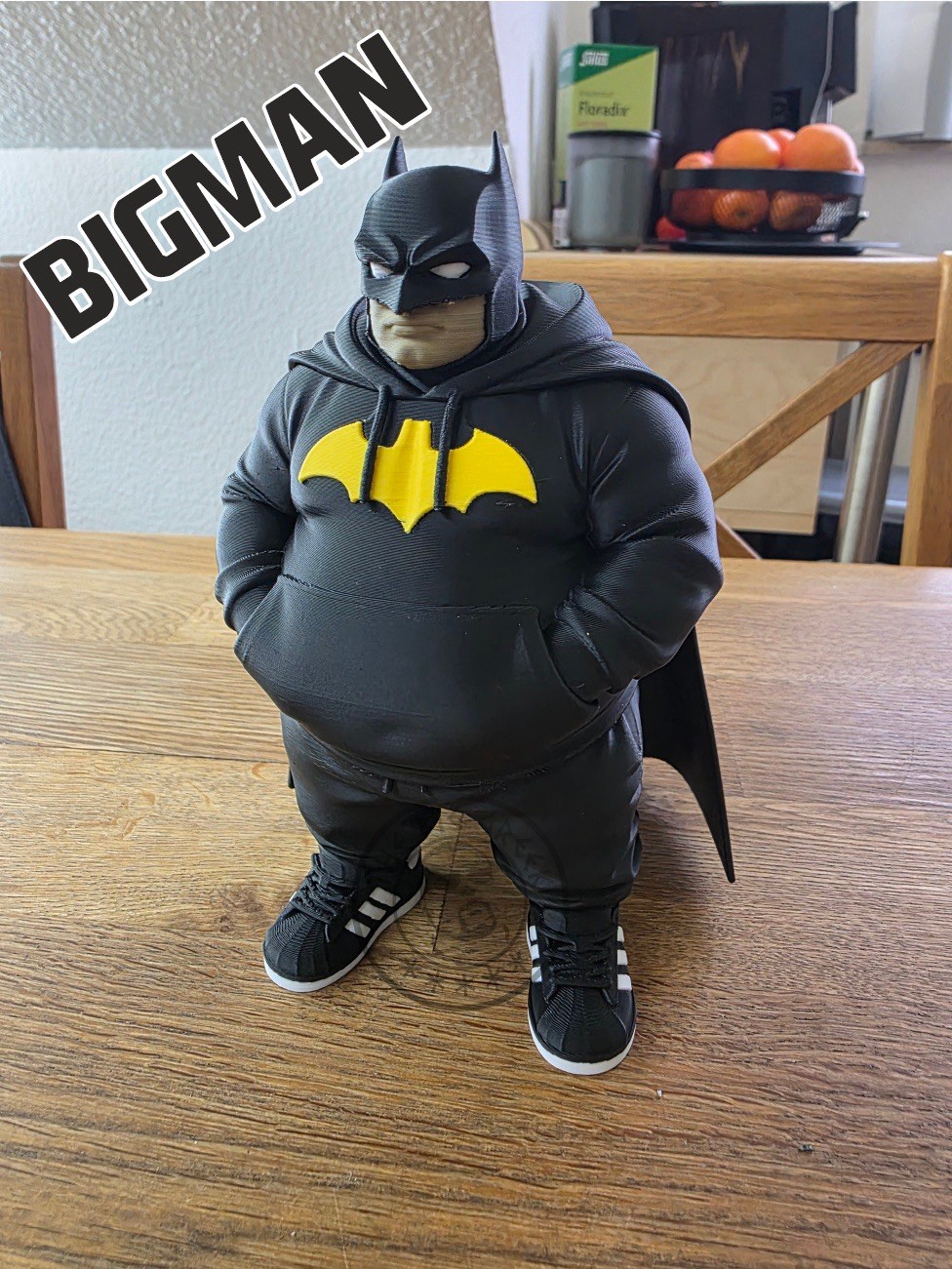 BIG MAN – BIG BATMAN – Overweight Batman Action Figure