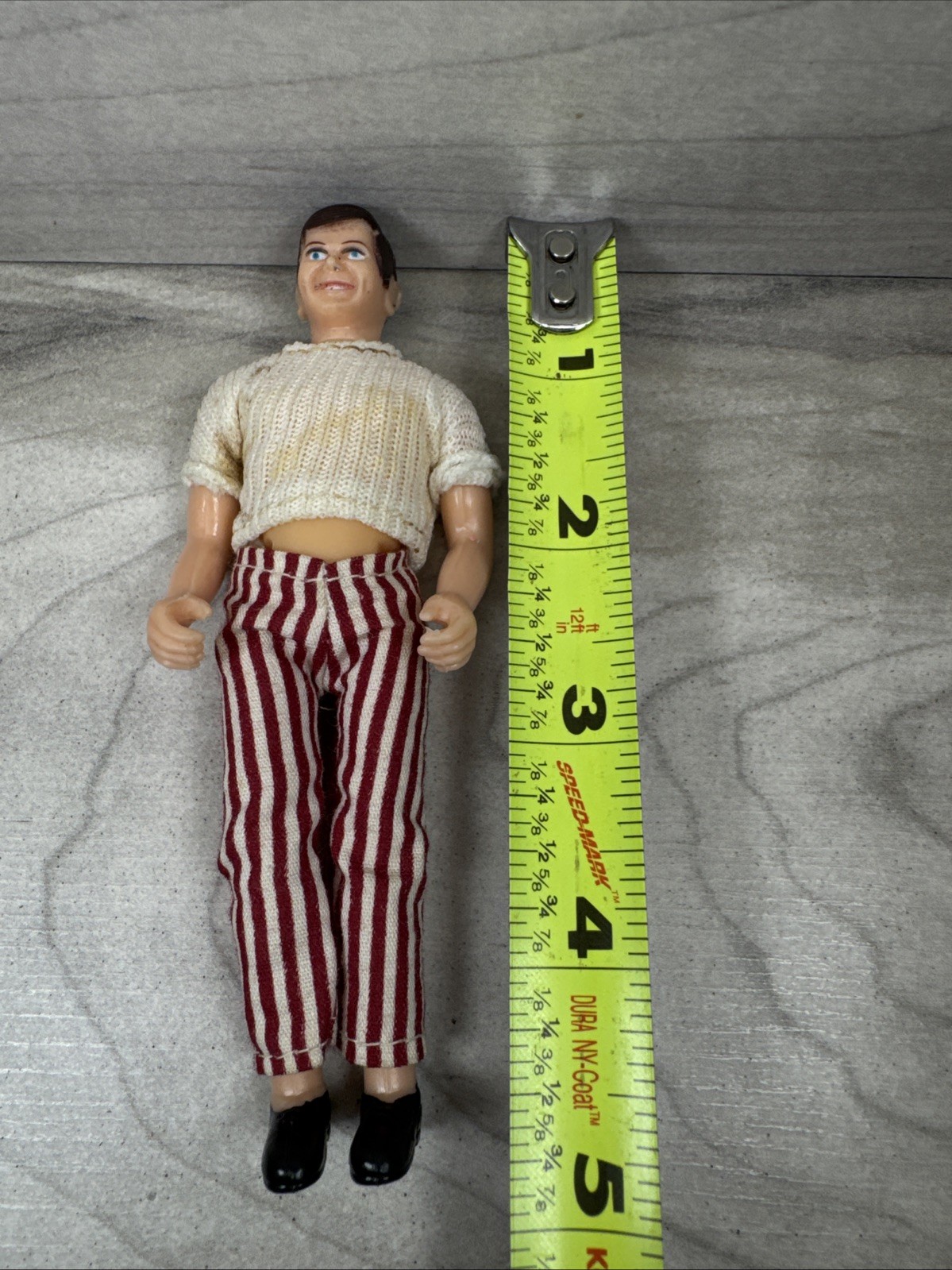 1975 TONKA Mighty School Bus Teen Boy Man & Girl Woman Figures 5″ Set Of 2