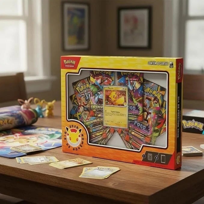 Pokemon Pikachu 30 Years Box Set Pokemon Day 2026 Brazilian Game 49 Cards