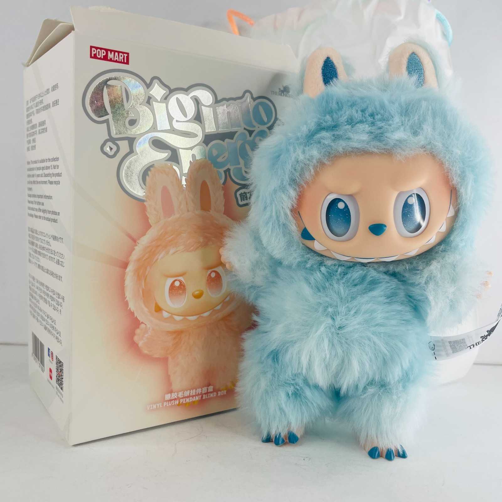 POP MART Labubu The Monsters Big Into Energy Hope Plush Doll Sealed Bag Open Box