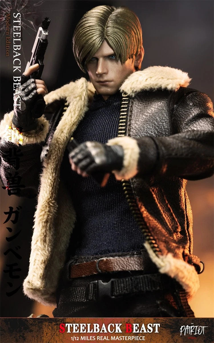 Patriot Studio RE4 Leon 1/12 Scale Real Masterpiece Action Figure New In Stock