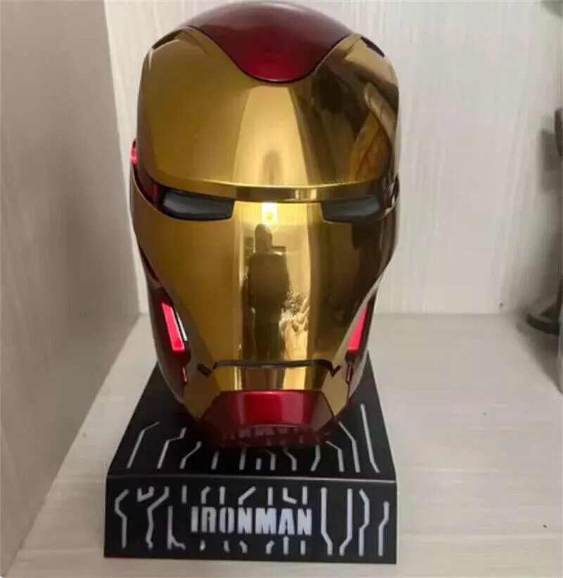 Iron Man Mk50 Friday Helmet Autoking 1/1 Wearable Helmet Cosplay LED Gift