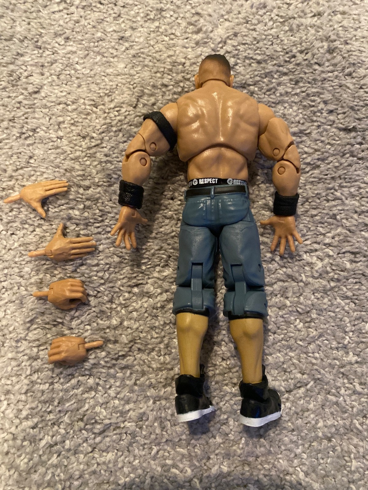 John Cena WWE Ultimate 5 Body w/ WrestleMania Elite 2026 Hat Sweat Bands RATTLES