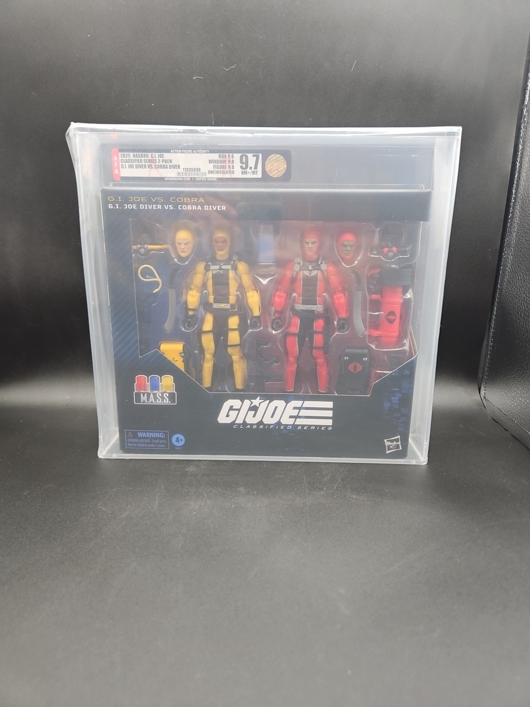 G.I. Joe Classified Series #169 Joe Diver Vs. Cobra Diver AFA U9.7 Uncirculated