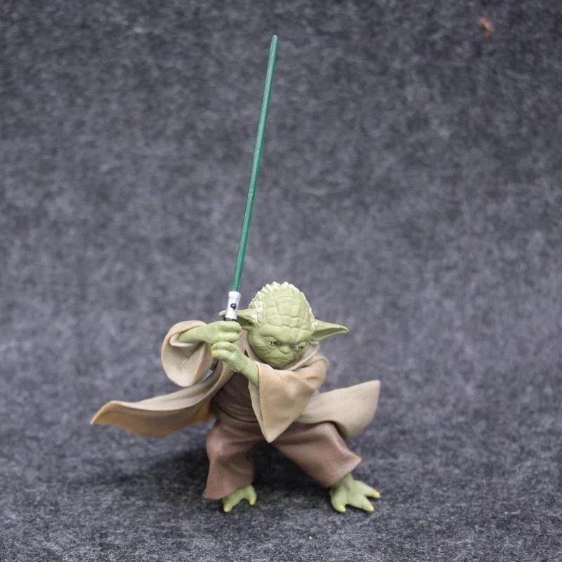 Star Wars Mandalorian Master Yoda with Sword Action Figure Toys