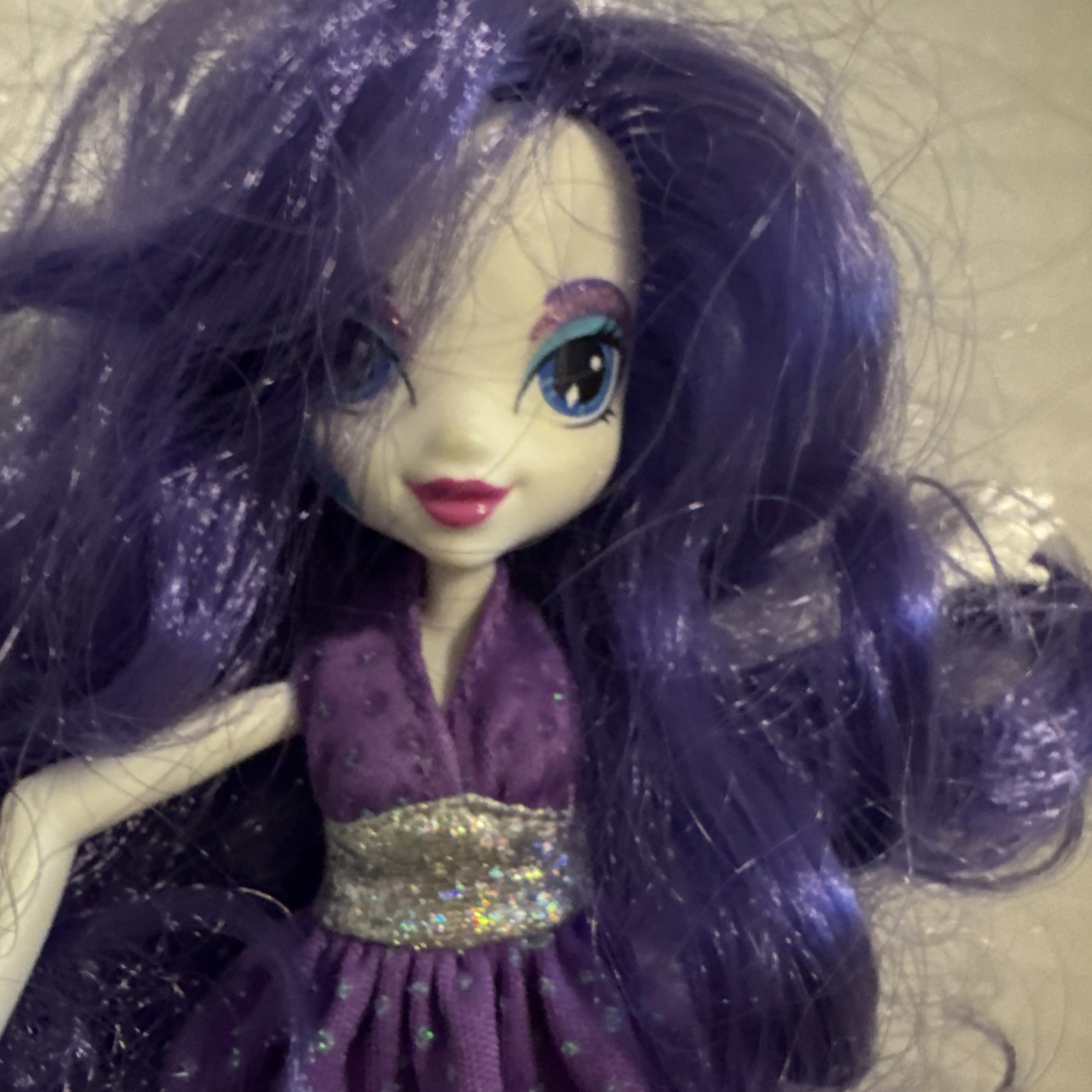 My Little Pony Equestria Girls 9″ Rarity Purple Hair Doll 2012