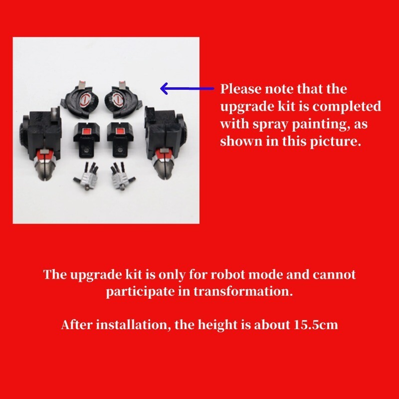 3D DIY Armor Hands Feet Upgrade Kit For IDW Trailbreaker Accessories
