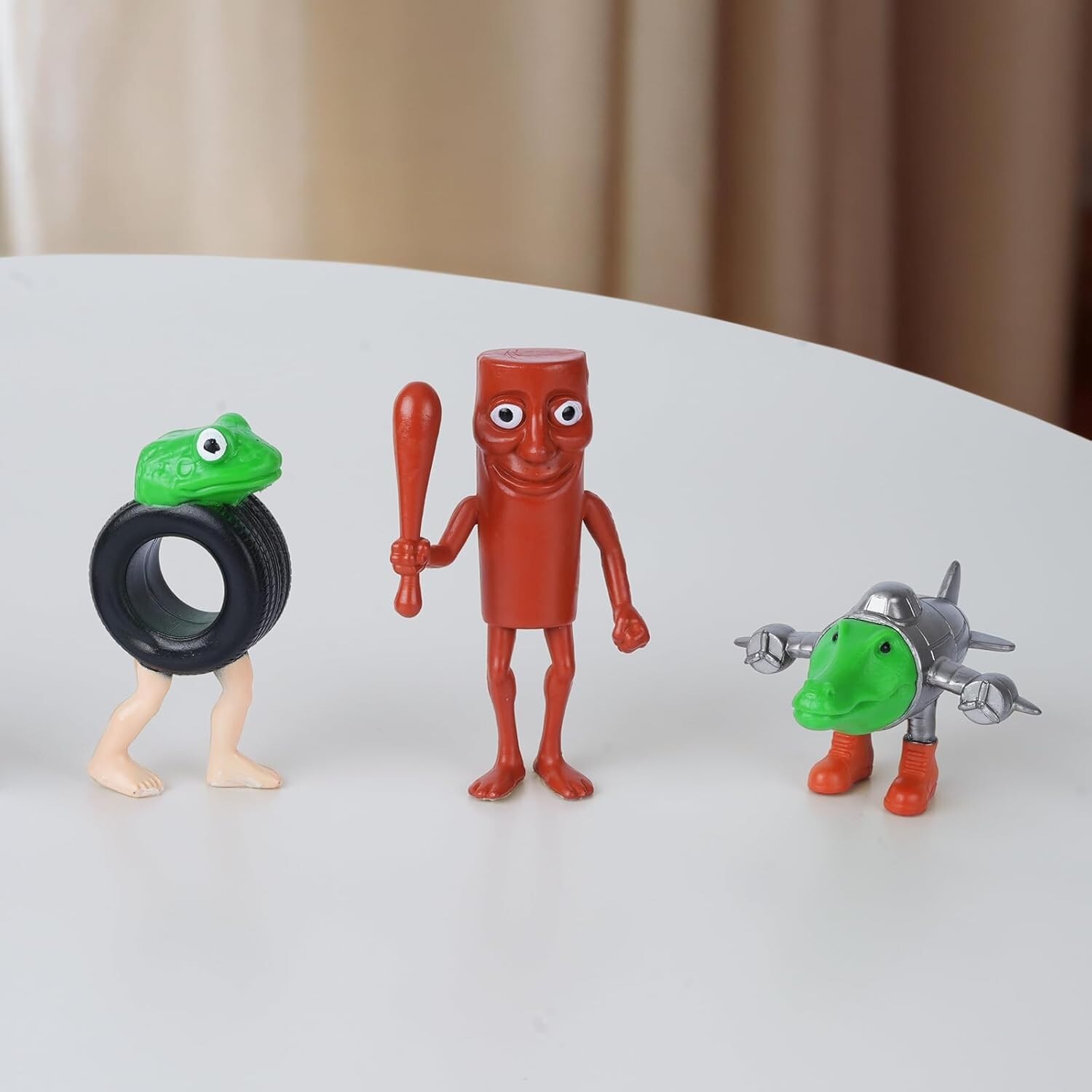 1/8pcs Italian Brainrot Toy Set Action Figures Tung Tung Sahur Tralalero Tralala
