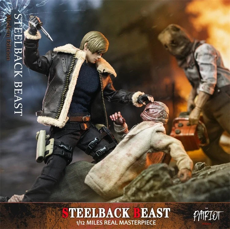 Patriot Studio RE4 Leon 1/12 Scale Real Masterpiece Action Figure New In Stock